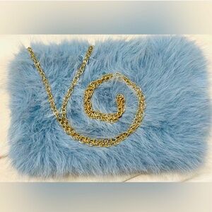 Faux fur crossbody